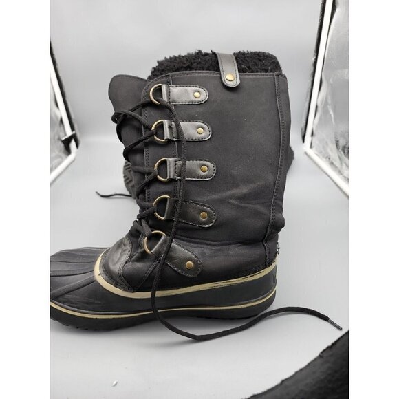 Womens Arctic Ridge Black Lace up Snow Boots women's 9 - Picture 5 of 8